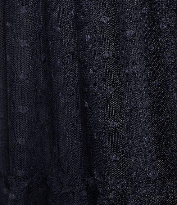 City Vibe Short Flutter Sleeve Tiered Ruched Front Bodice Dress Product Image