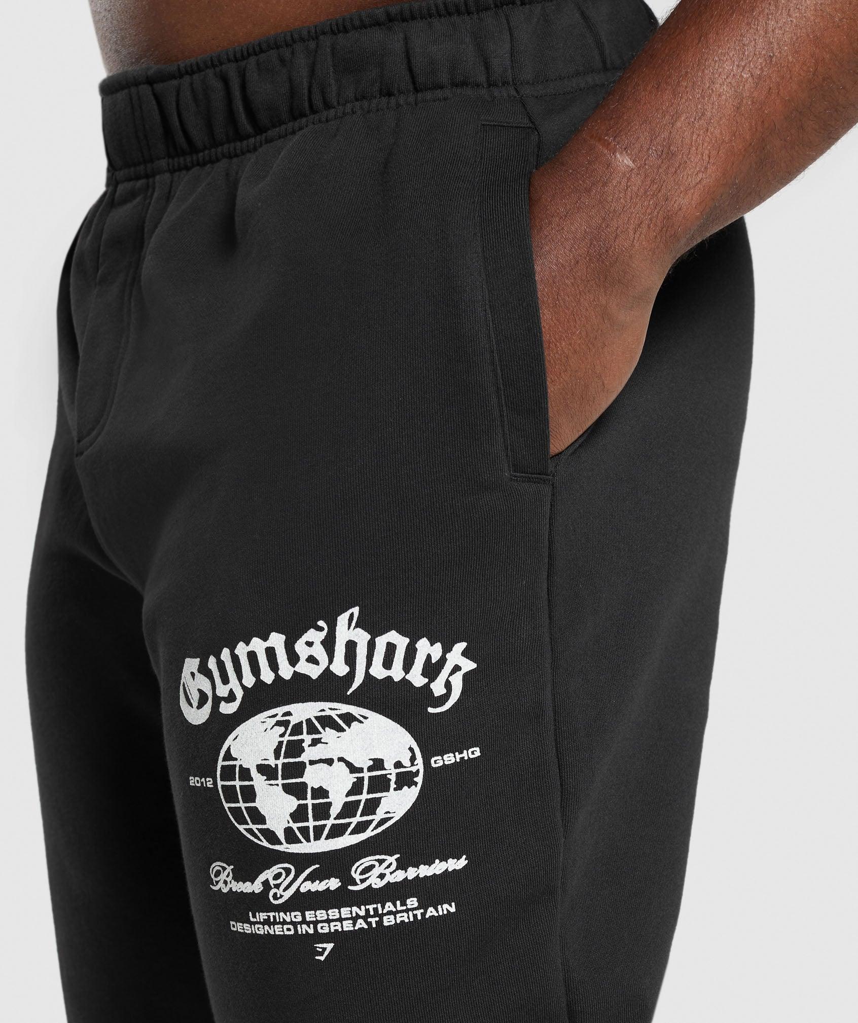 Gymshark Break Your Barriers Joggers - Black Male Product Image