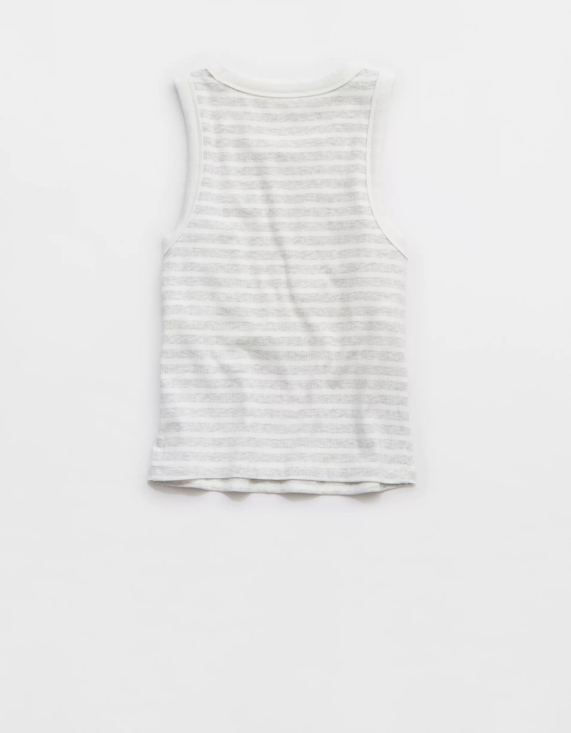 OFFLINE By Aerie Thumbs Up Heavyweight Cropped Tank Top Product Image