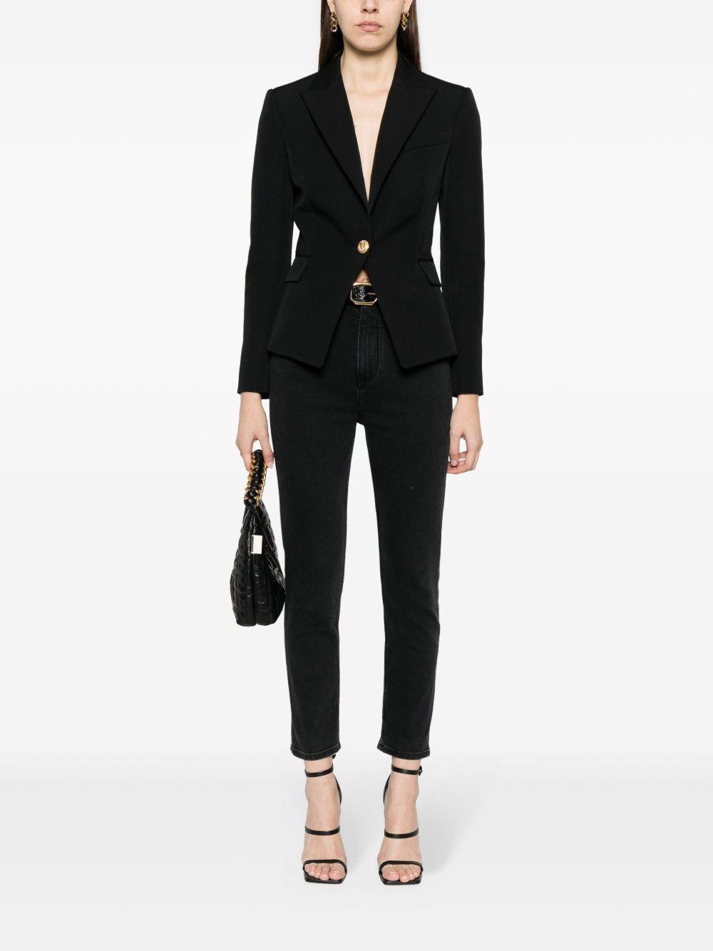 single-breasted wool blazer Product Image