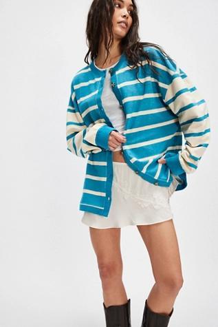 Classic Striped Cardigan Product Image