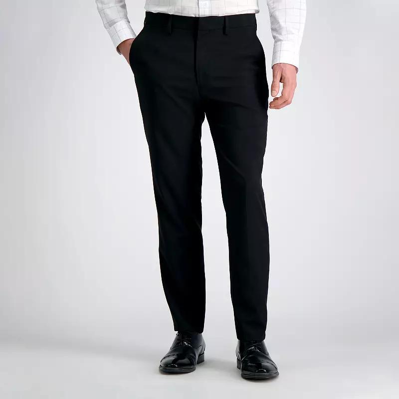 Mens Haggar Smart Wash Repreve Slim-Fit Suit Pants Grey Product Image