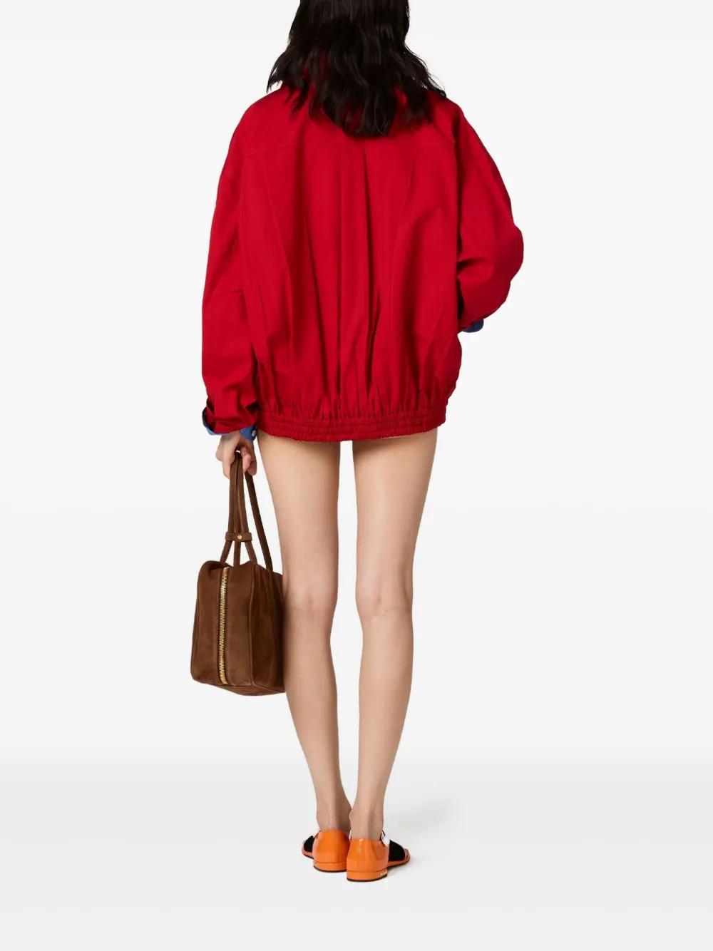 poplin bomber jacket Product Image