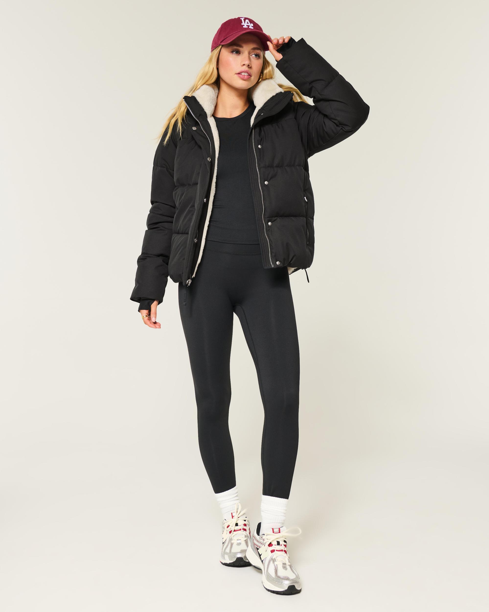 Faux Fur-Lined All-Weather Puffer Jacket Product Image