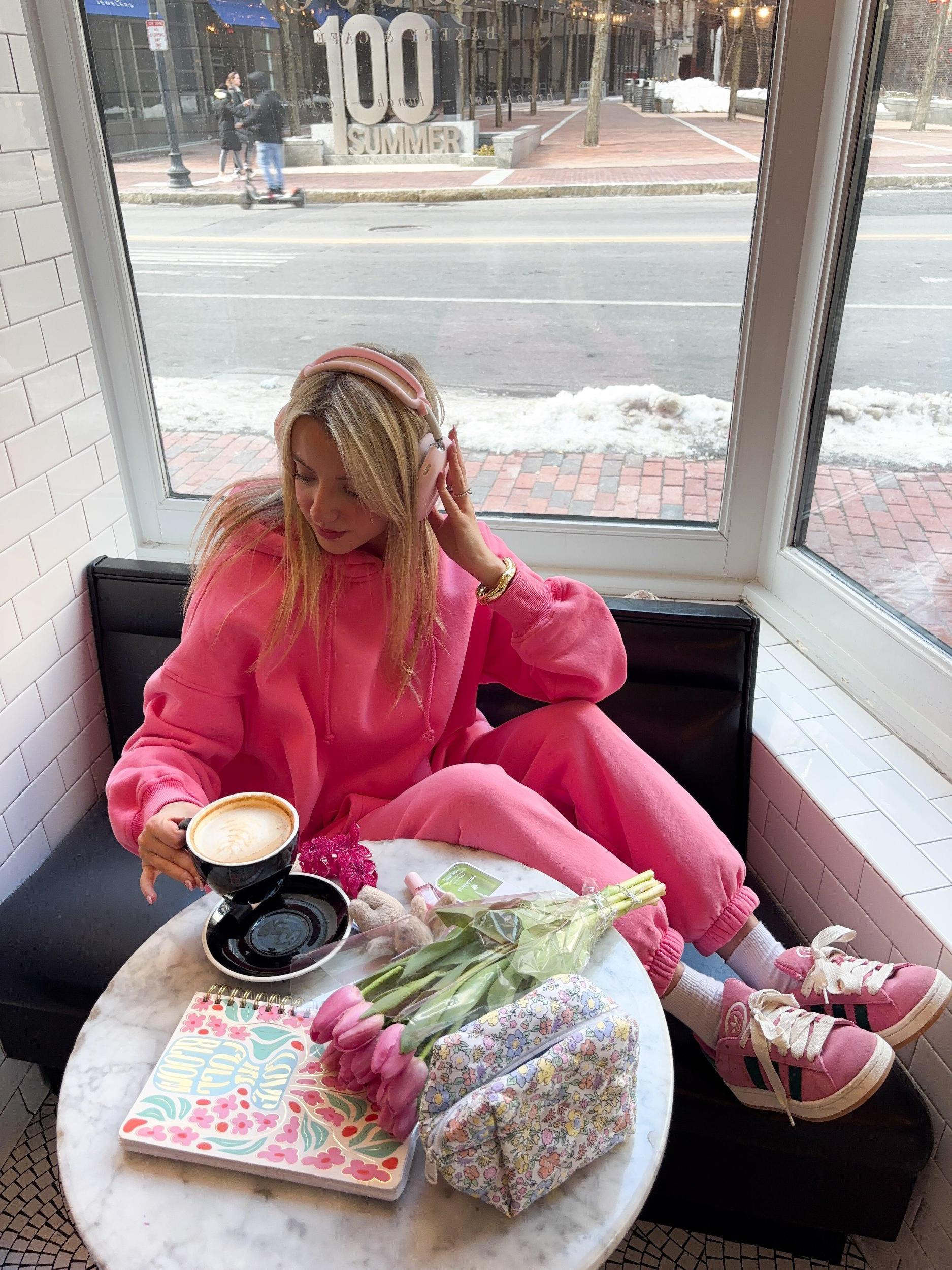 Hibiscus Pink Basic Blank Hoodie Product Image