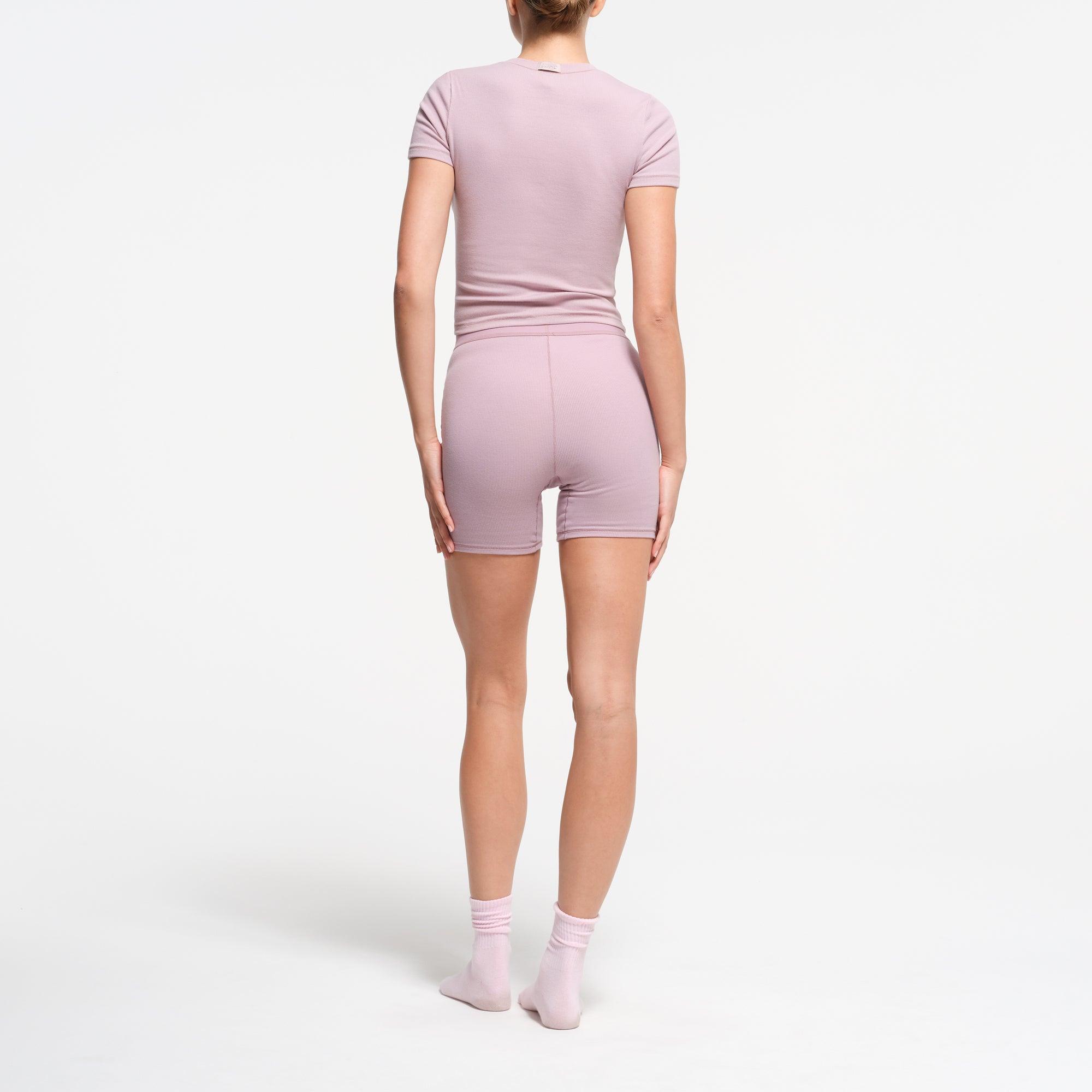 COTTON RIB T-SHIRT | DUSK Product Image