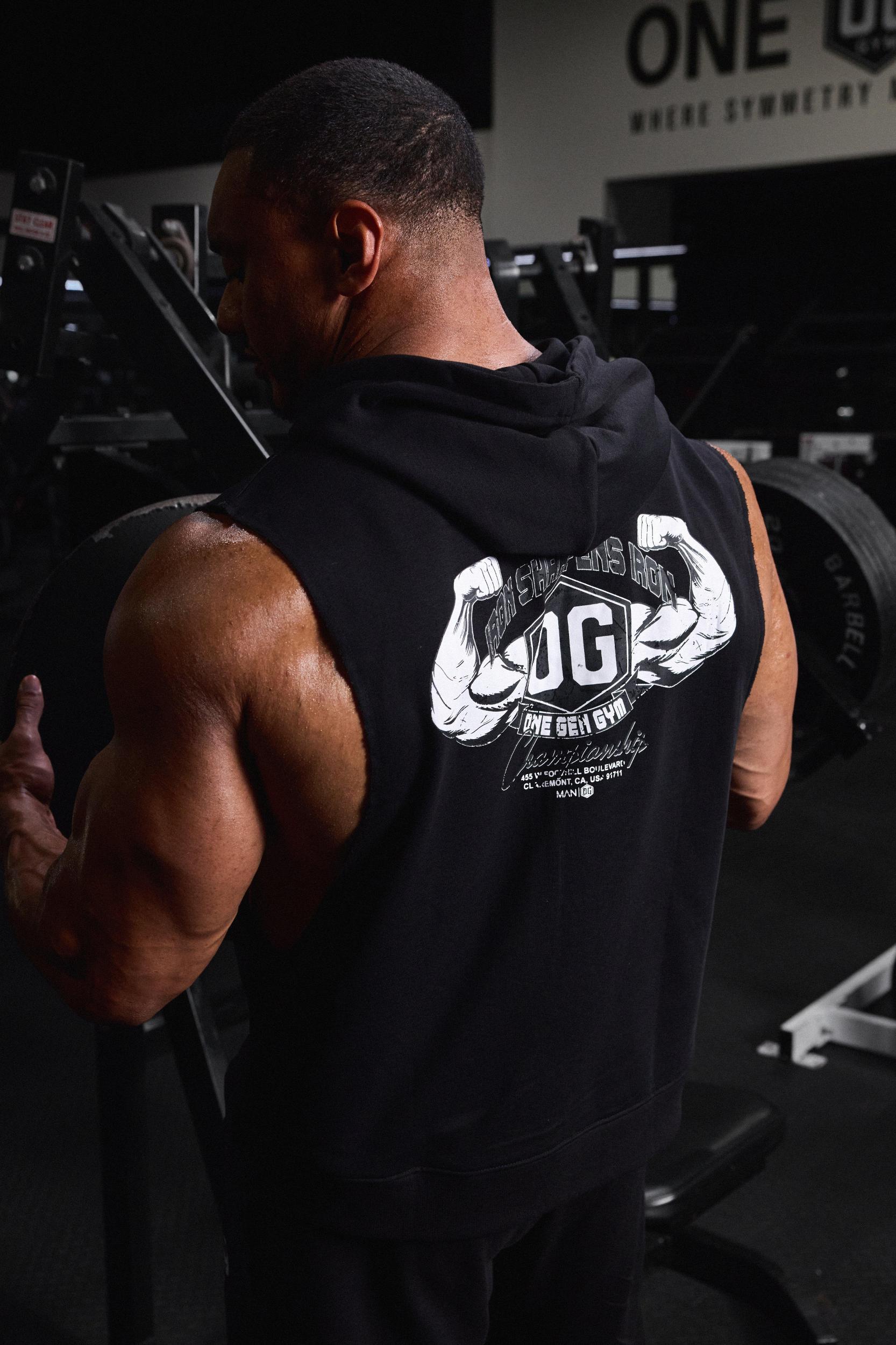 Man Active X OG Workout Oversized Sleeveless Hoodie | boohooMAN USA Product Image