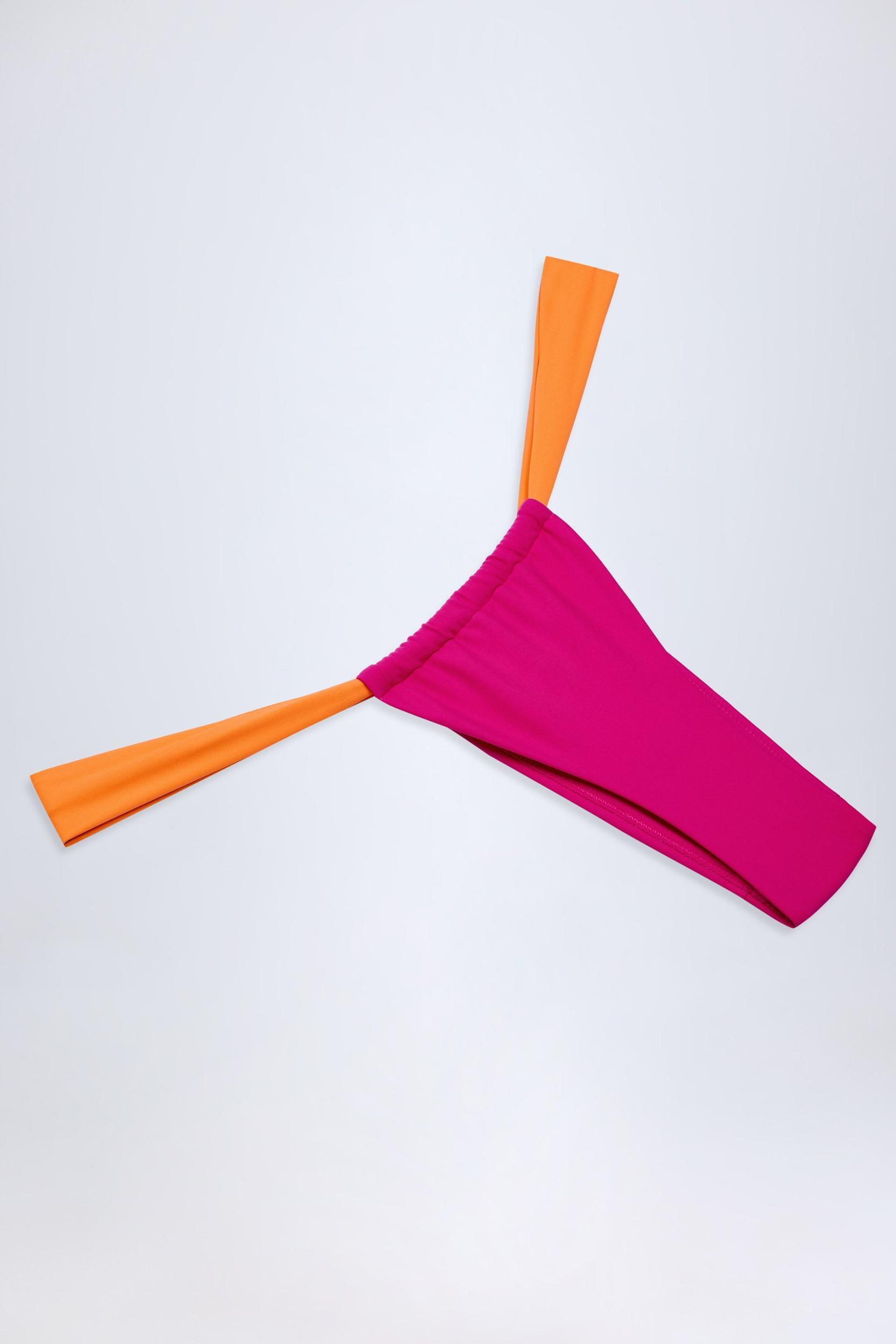 Cheeky Bikini Bottoms in Fuchsia Product Image