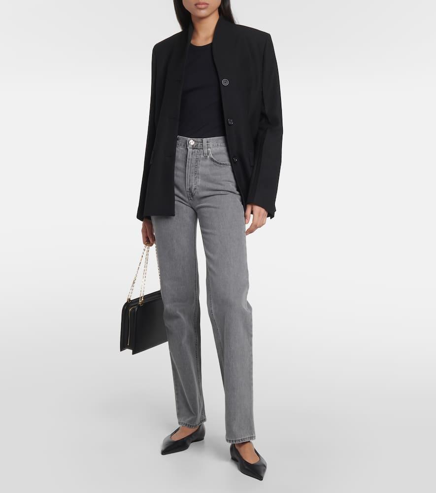TOTÊME Single-breasted Blazer In Black Product Image