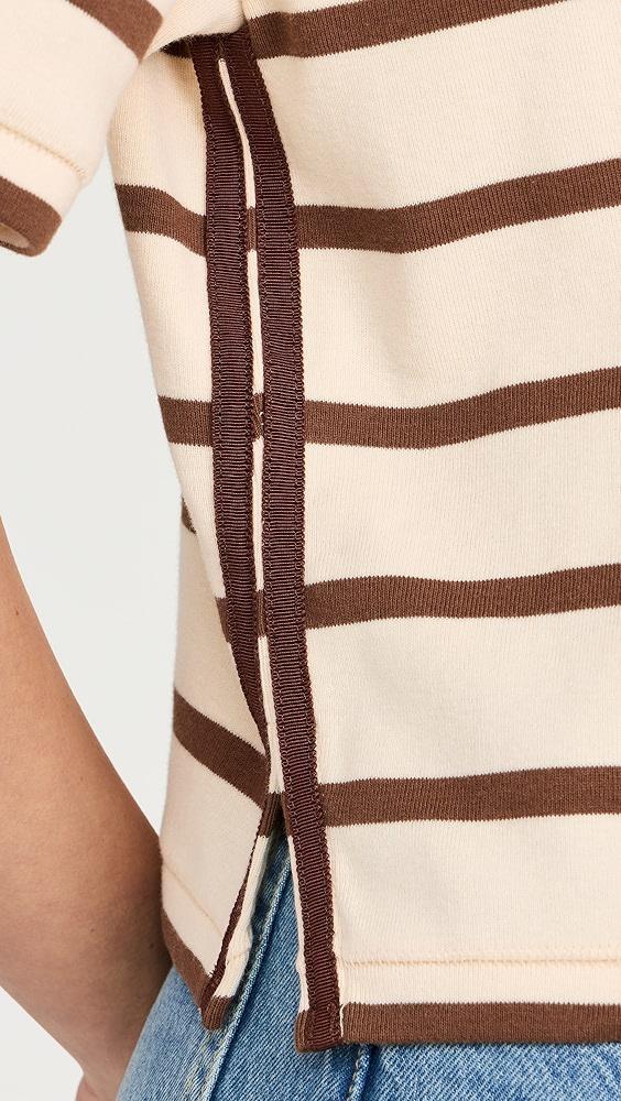 La Ligne Short Sleeve Breton Tee | Shopbop Product Image