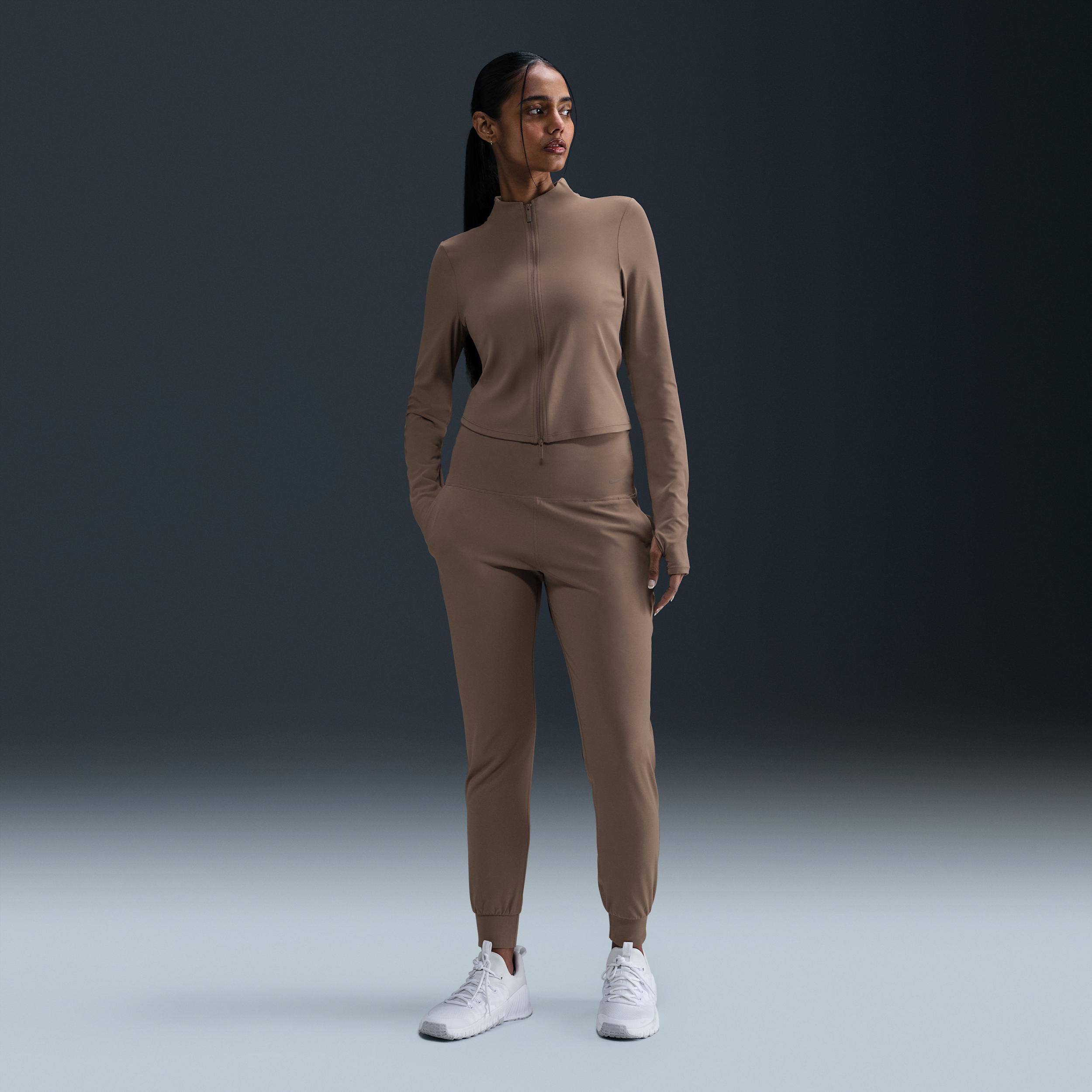 Nike Zenvy Women's Dri-FIT Full-Zip Long-Sleeve Top Product Image