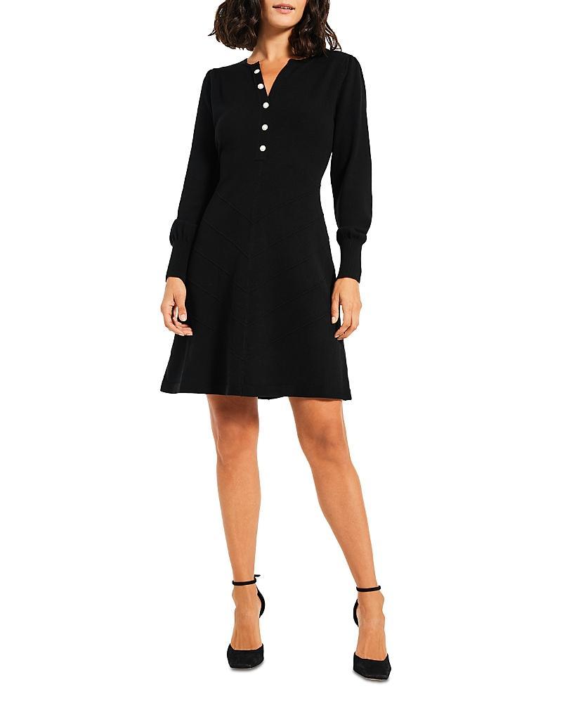 Womens Twirl Time Button-Front Dress Product Image