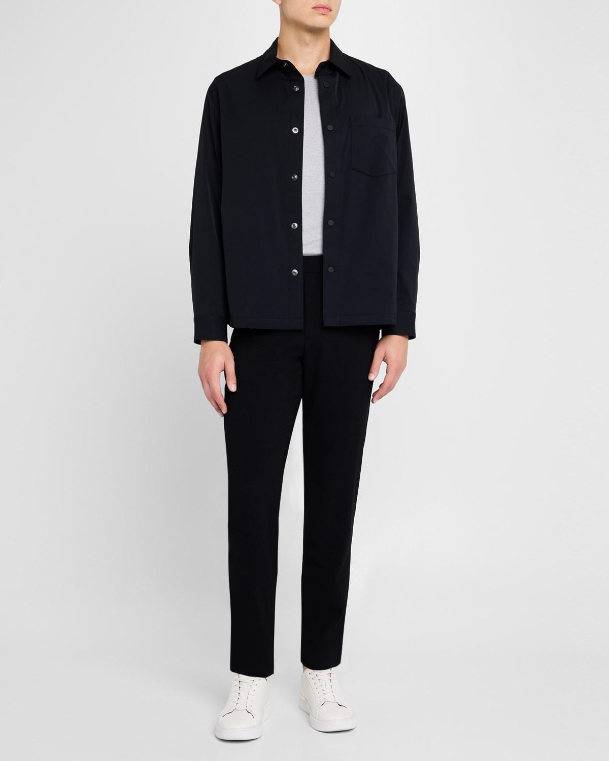 Mens Essential Tee Long Sleeve in Anemone Milano Product Image