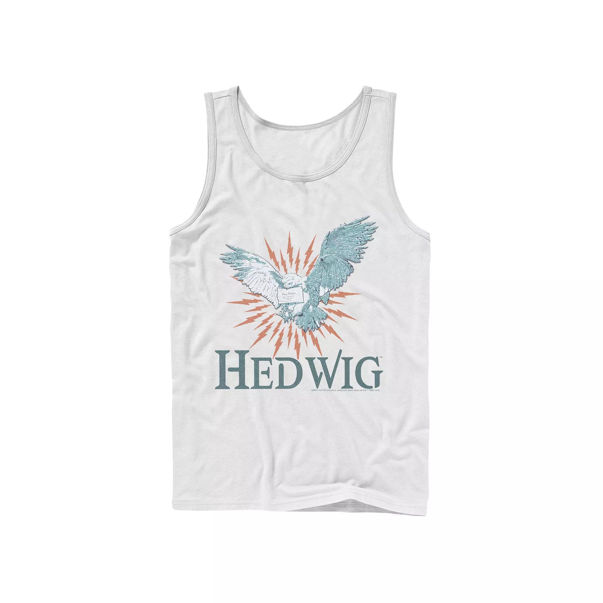 Mens Harry Potter Hedwig Mail Delivery Portrait Tank Top Product Image