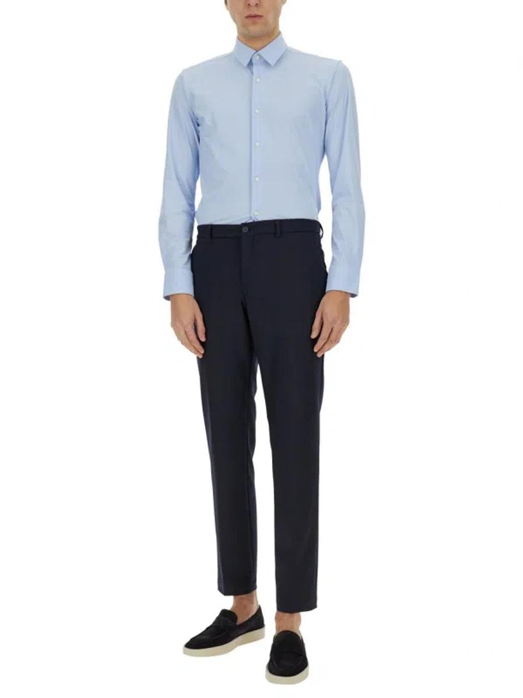 HUGO BOSS Boss Regular Fit Shirt In Blue Product Image