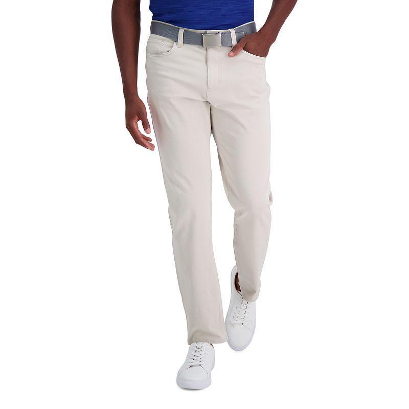 Mens Haggar The Active Series City Flex 5-Pocket Slim-Straight Pants Product Image
