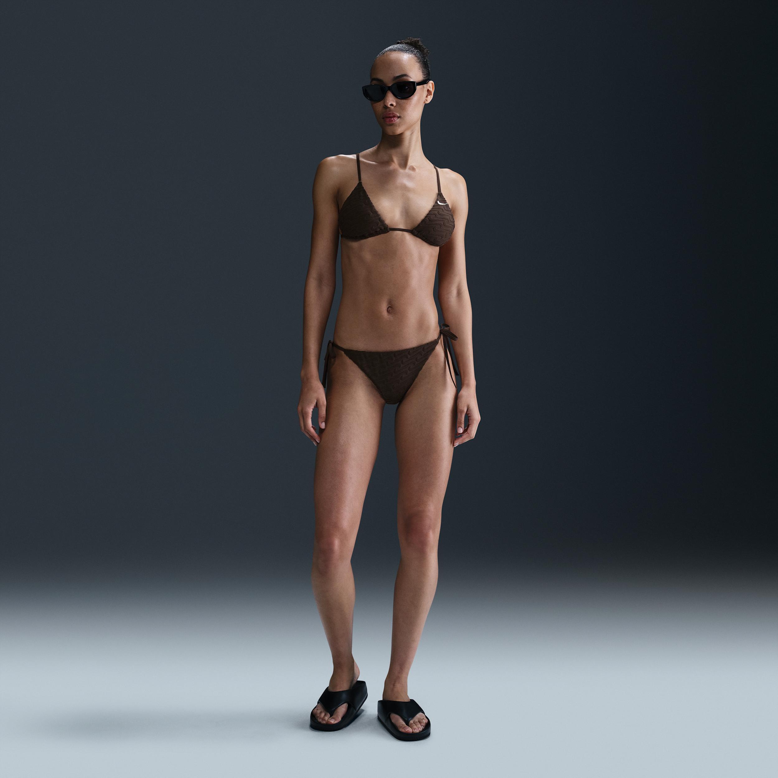 Nike Women's Swim Swoosh Link Terry Triangle Bikini Top Product Image