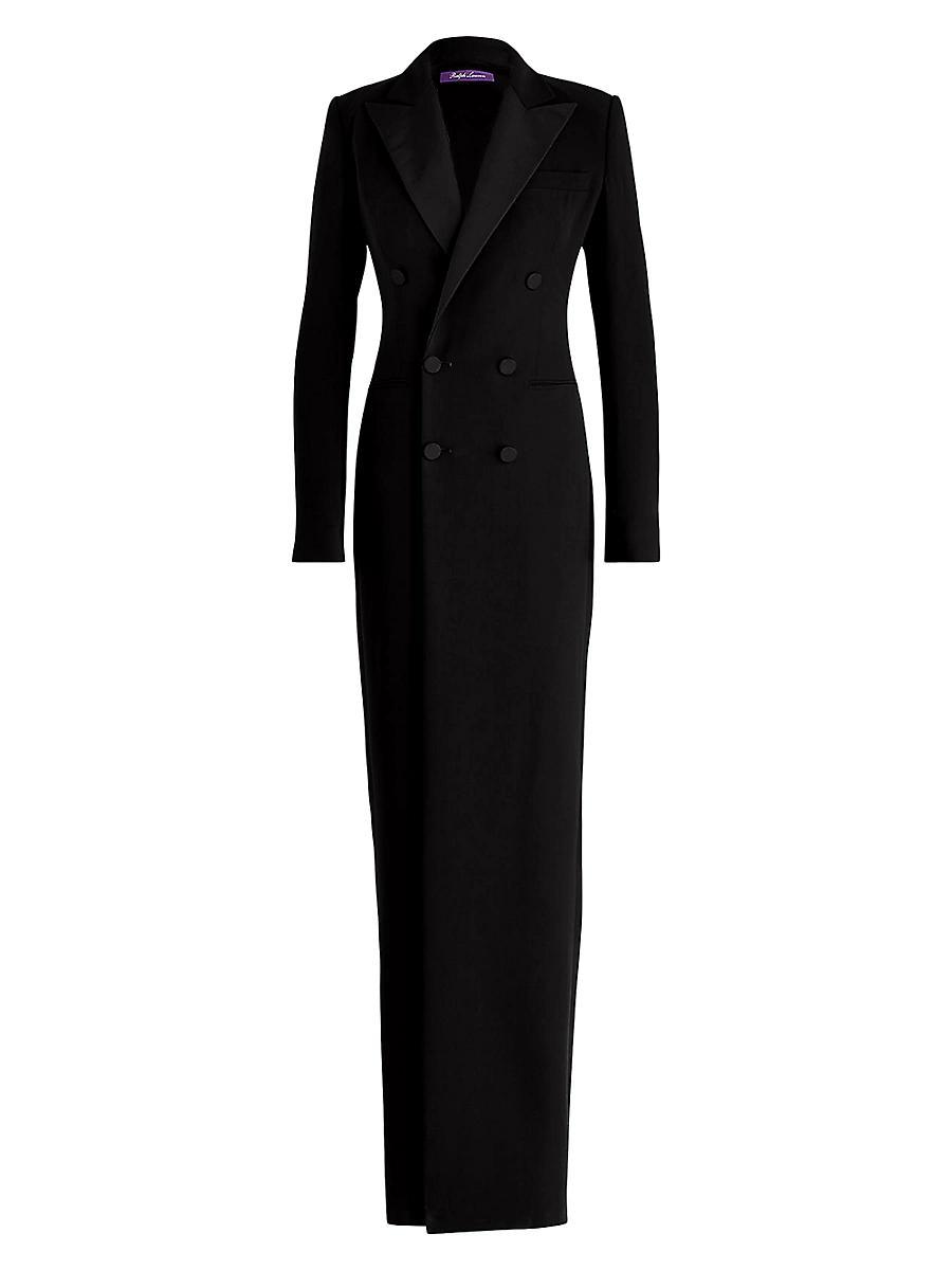 Womens Kristian Silk Tuxedo Dress Size 0 Product Image