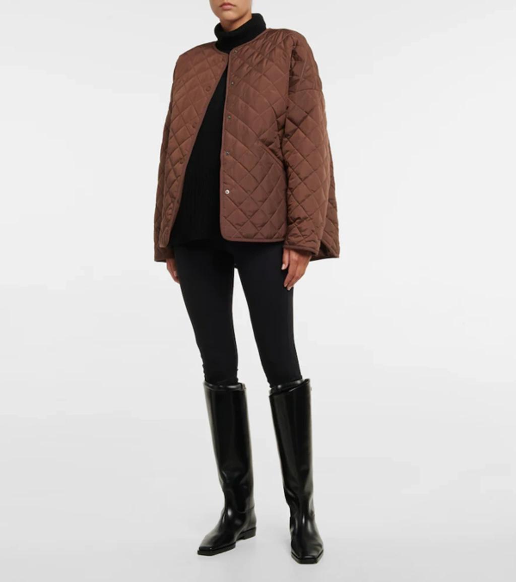 TOTÊME The Riding Leather Knee Boots In Black Product Image