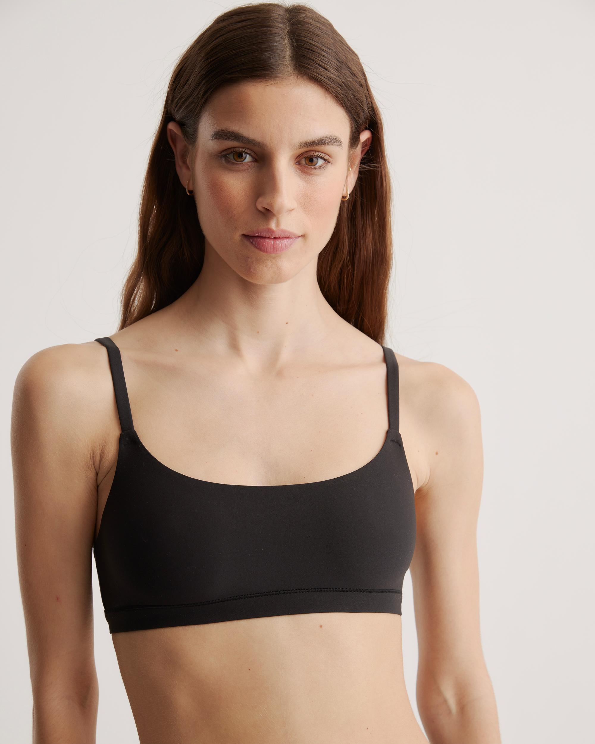 Quince | Women's Second Skin Scoop Neck Bralette Size XL, Nylon/Spandex Product Image