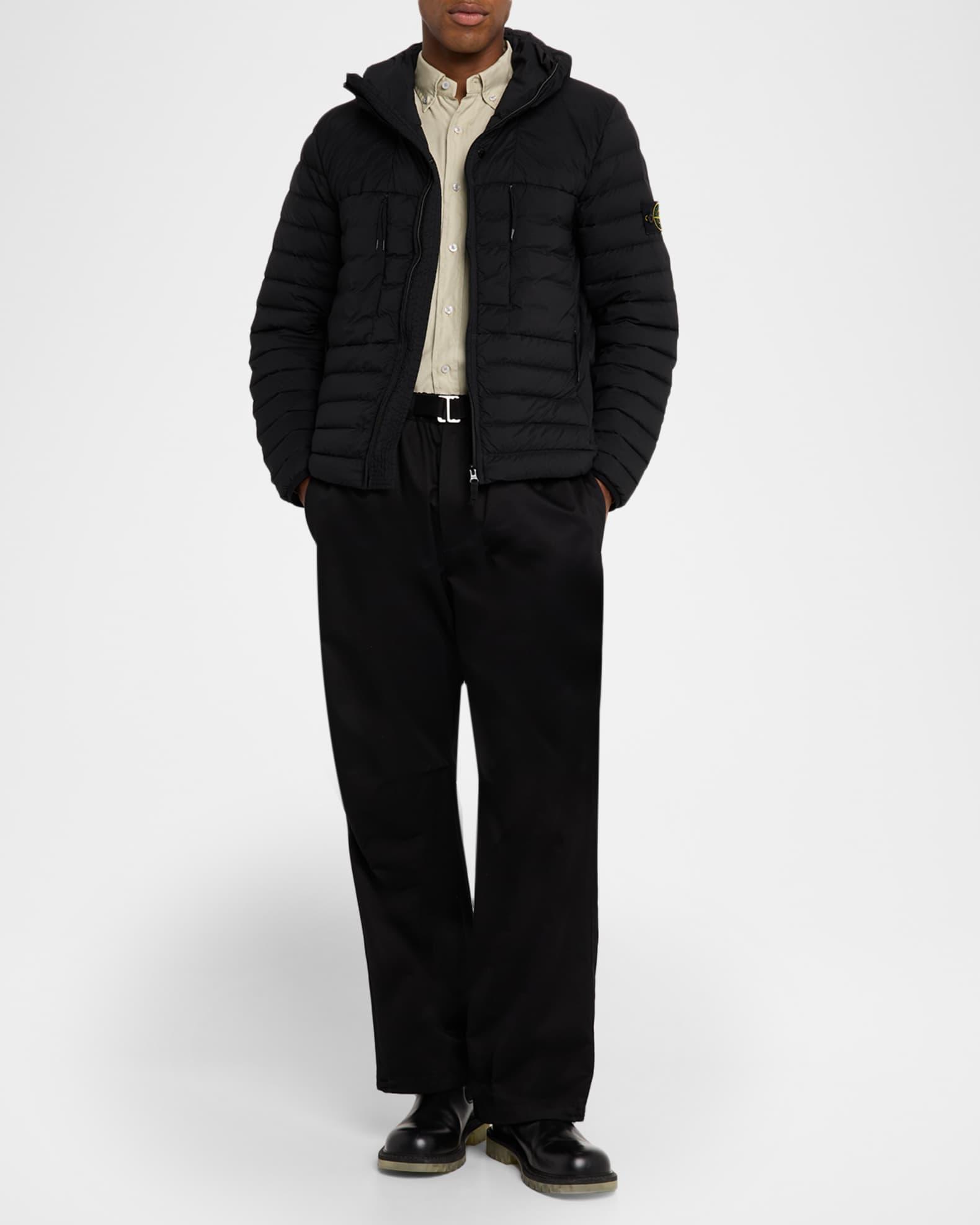 Men's Nylon Seamless Tunnel Down Jacket Product Image