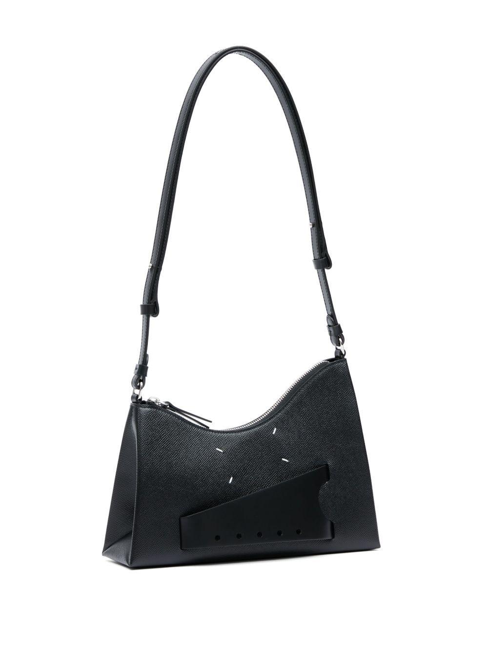 small Snatched leather shoulder bag Product Image