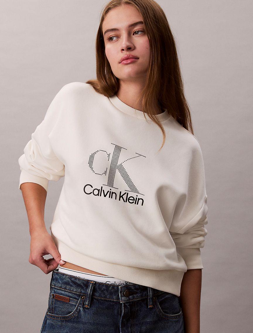 Fleece Logo Graphic Relaxed Sweatshirt Product Image
