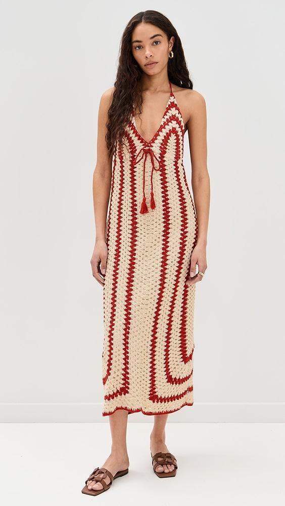 Saylor Georgie Crochet Midi Dress | Shopbop Product Image