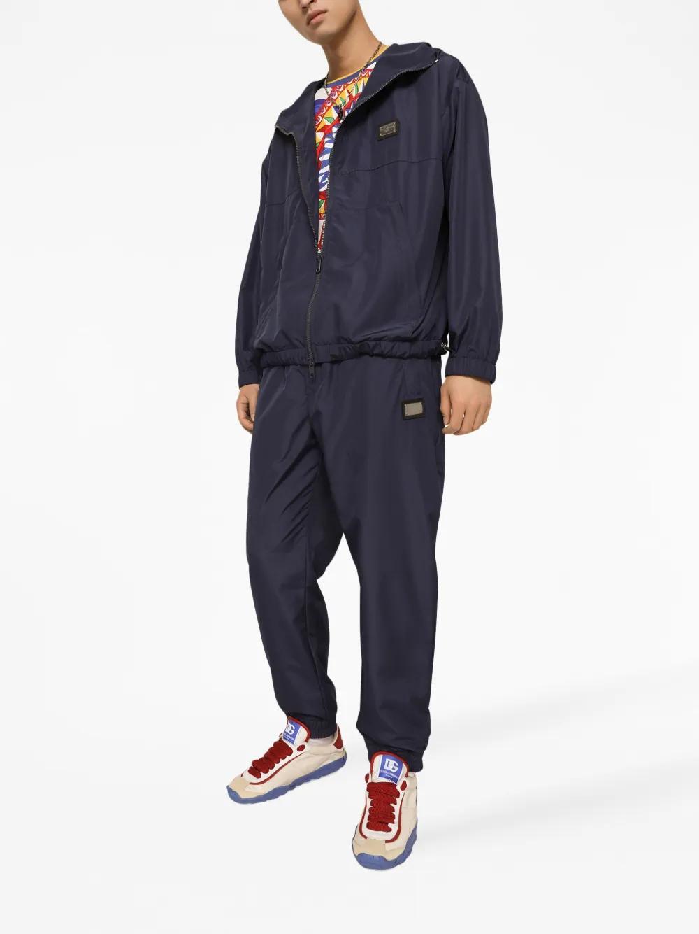 logo-plaque drawstring track pants  Product Image