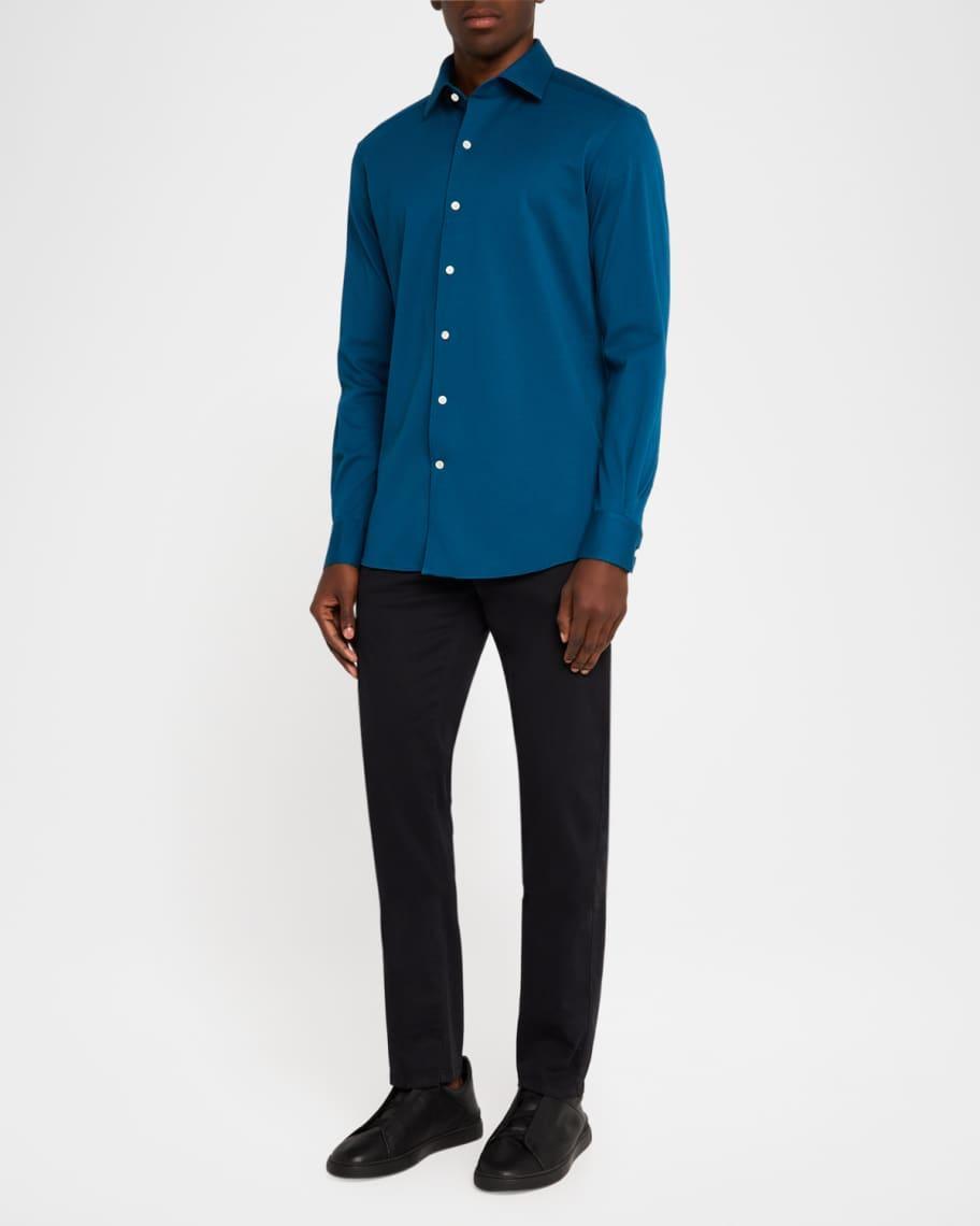 Mens Cotton Jersey Sport Shirt Product Image