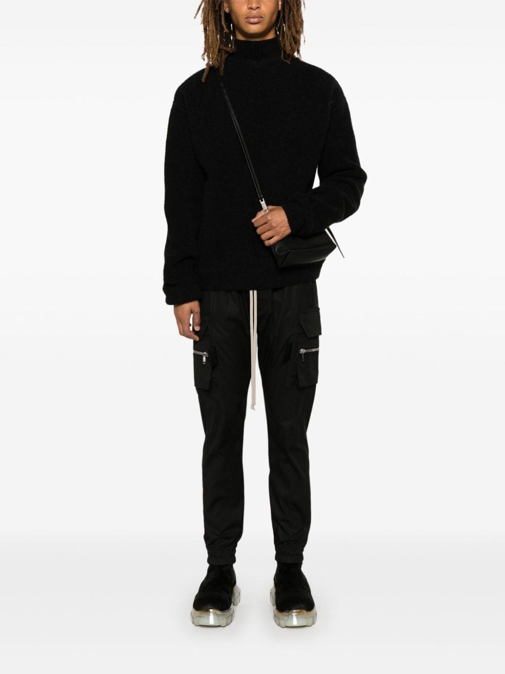 Turtleneck Sweater In Black Product Image