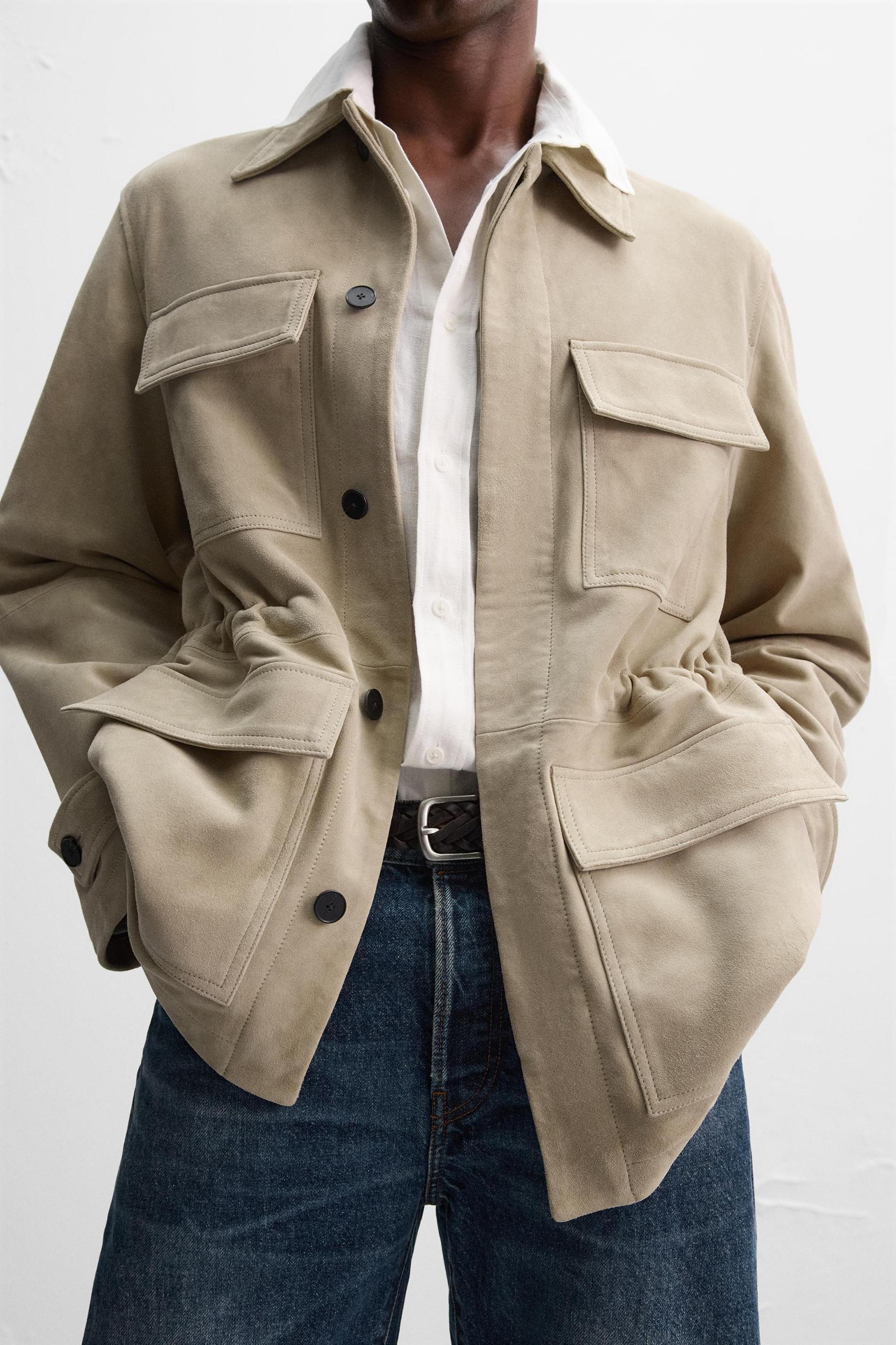 LIMITED EDITION SUEDE LEATHER PARKA Product Image