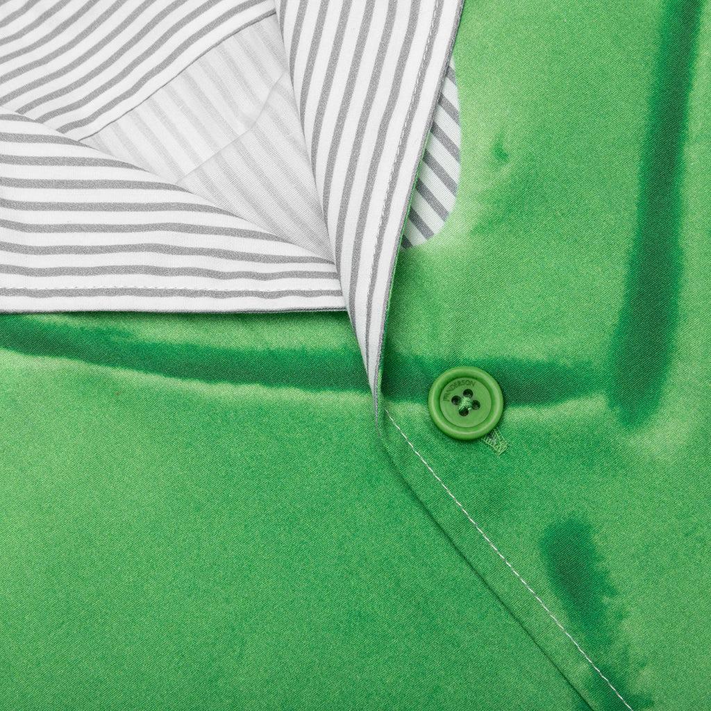 Clay Trompe L'Oeil Print S/S Shirt - Light Grey/Green Male Product Image