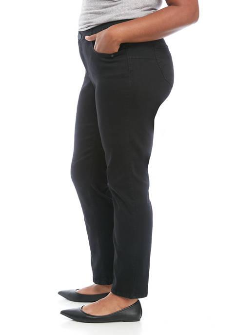 1560   Annie Black Democracy Ab-Solution Straight Leg Jeans Product Image