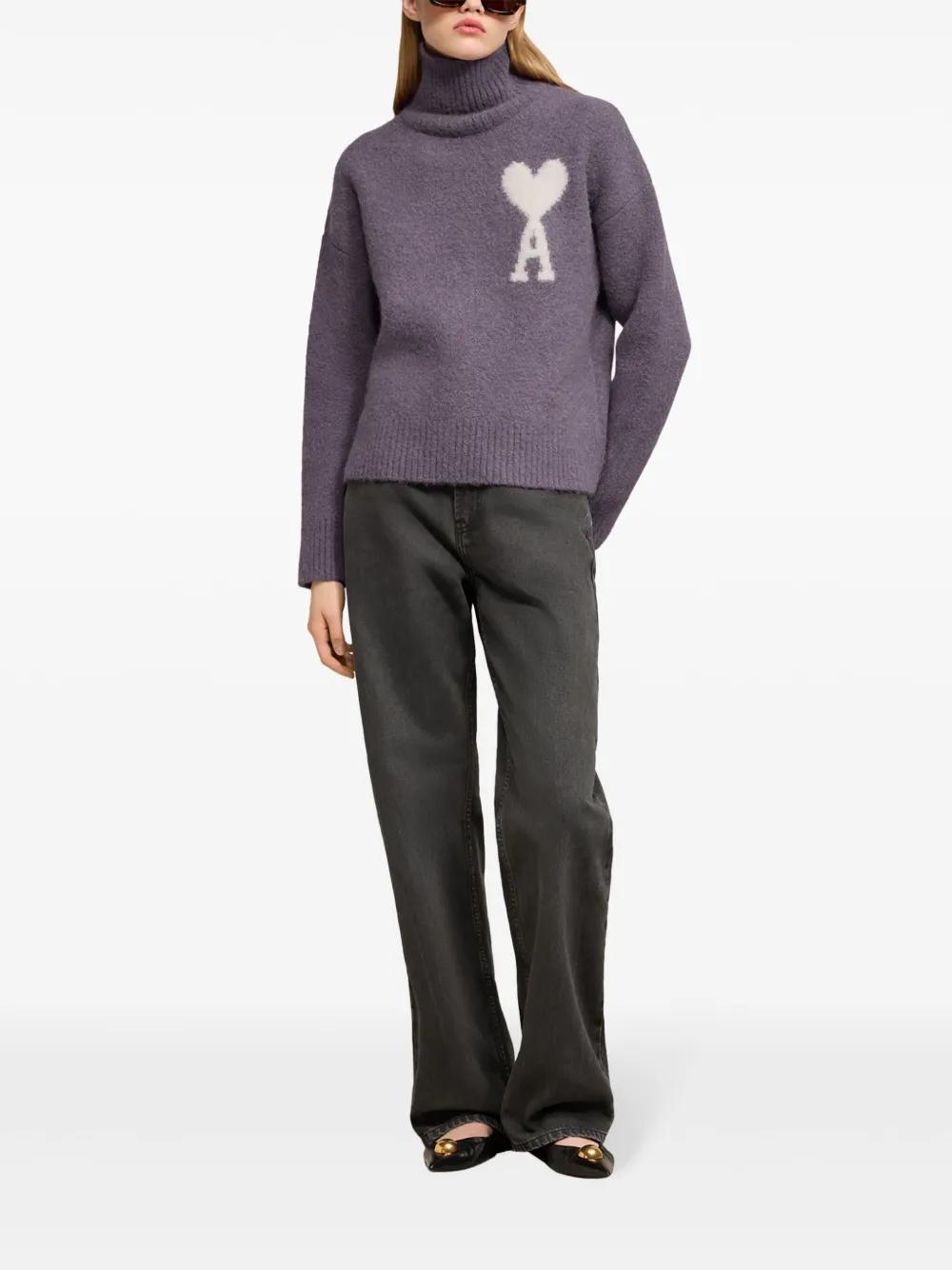 Ami de Coeur funnel neck sweatshirt Product Image