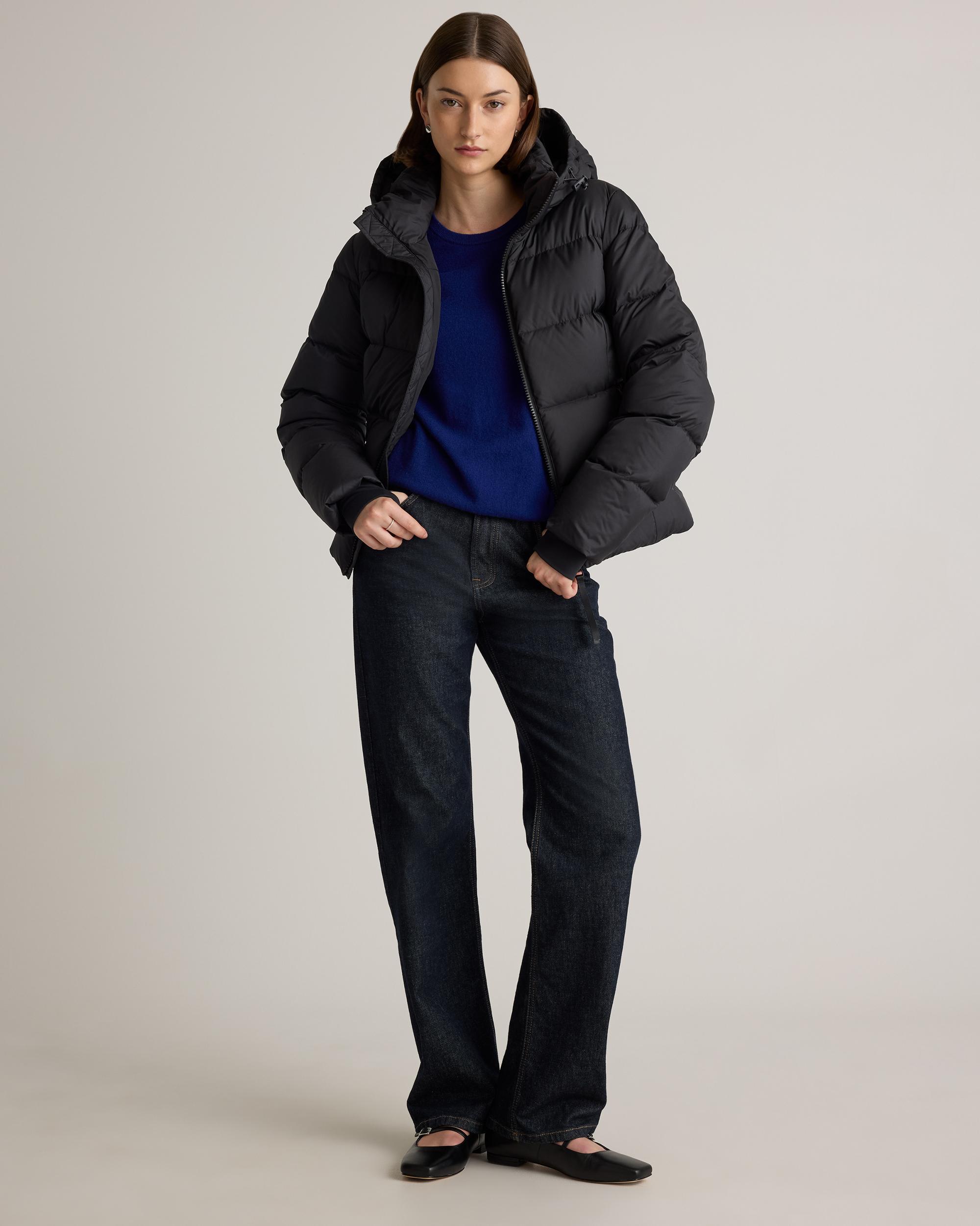 Quince | Women's Responsible Down Cinch Waist Puffer Jacket Recycled Polyester Product Image
