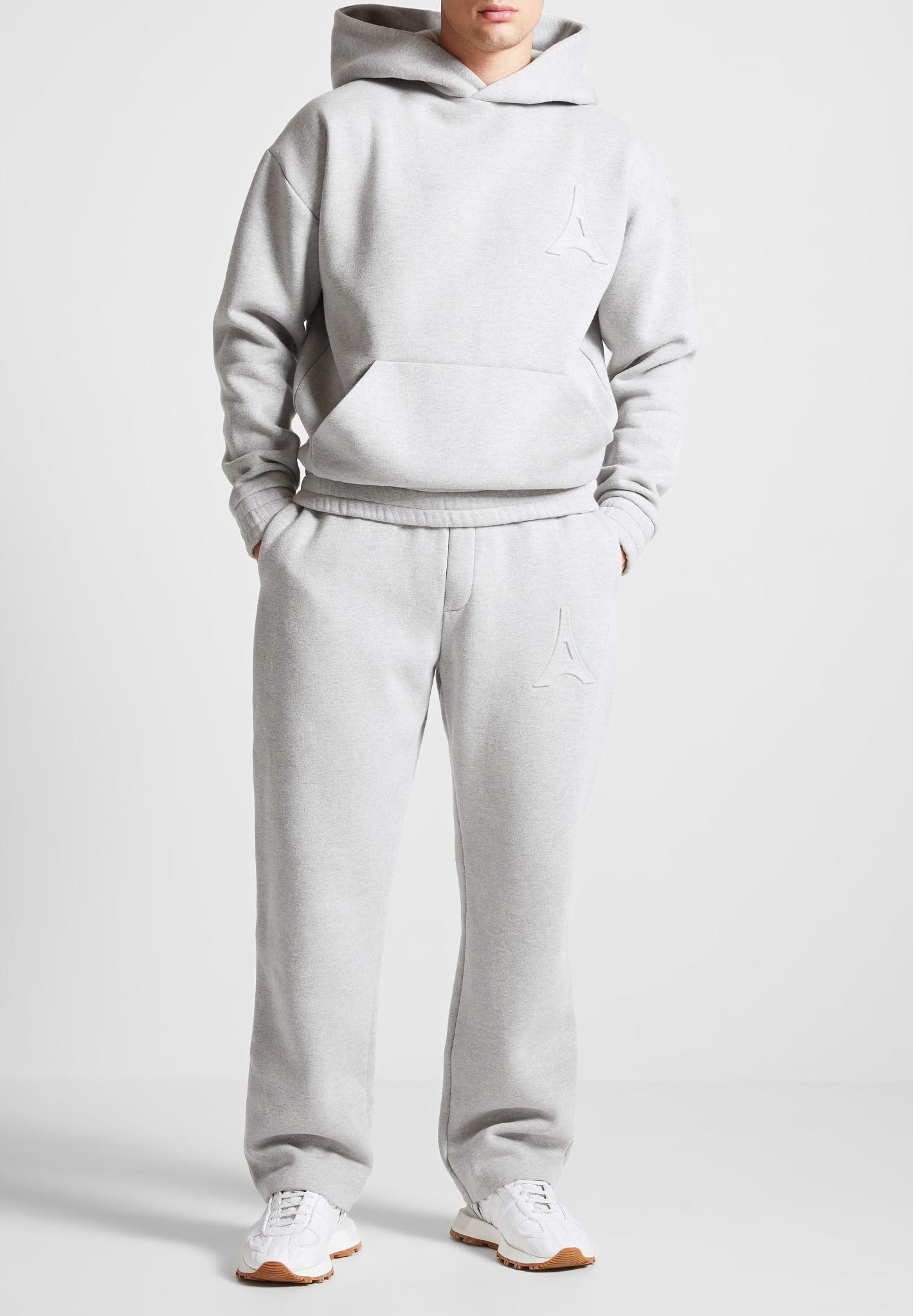Éternel Eiffel Embossed Joggers - Grey Male Product Image