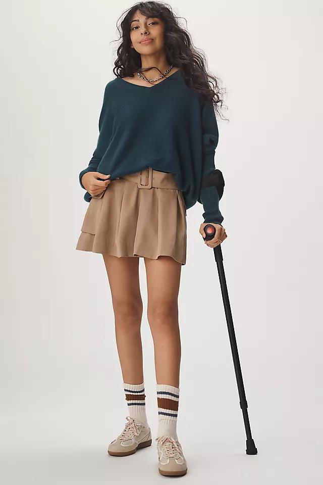The Charley Cashmere Relaxed V-Neck Sweater Product Image