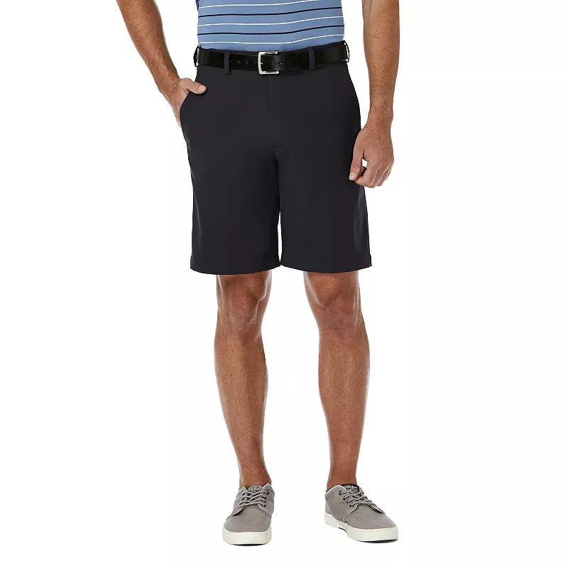 Men's Haggar® Cool 18® Pro Gabardine Flat Front Shorts, Size: 36, String Product Image