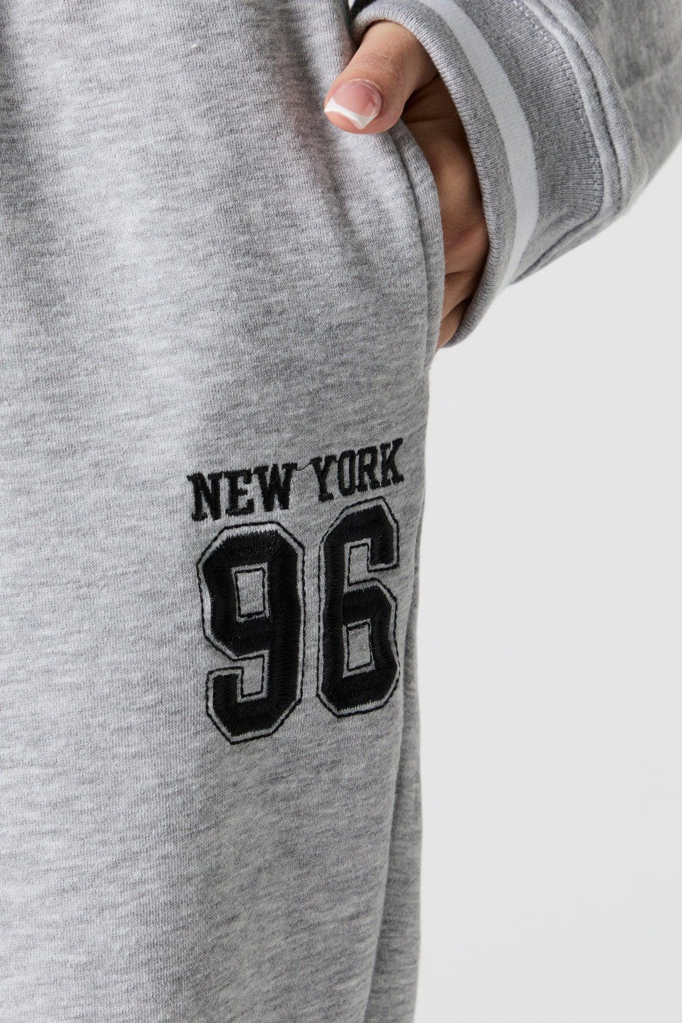 Chenille Embroidered Destination Jogger Female Product Image