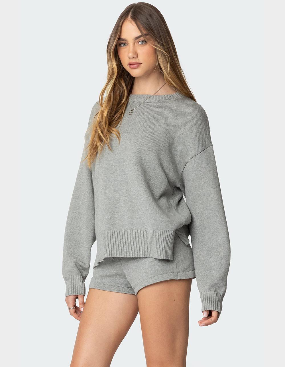 EDIKTED Riley Oversized Knit Sweater Product Image