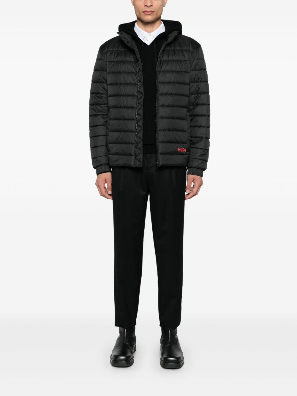logo-print padded jacket Product Image