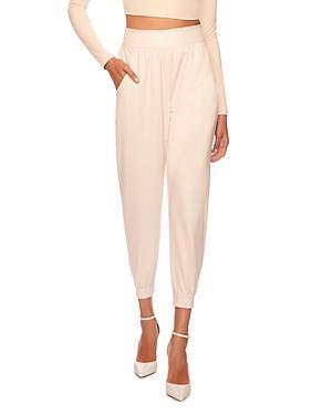 Susana Monaco Faux Leather Jogger Pants Product Image