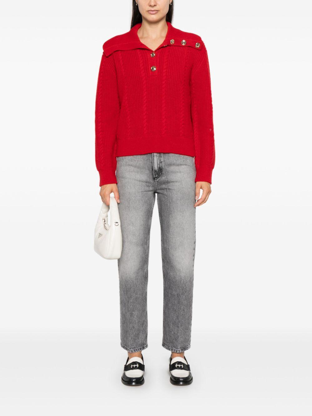 cable-knit sweater Product Image