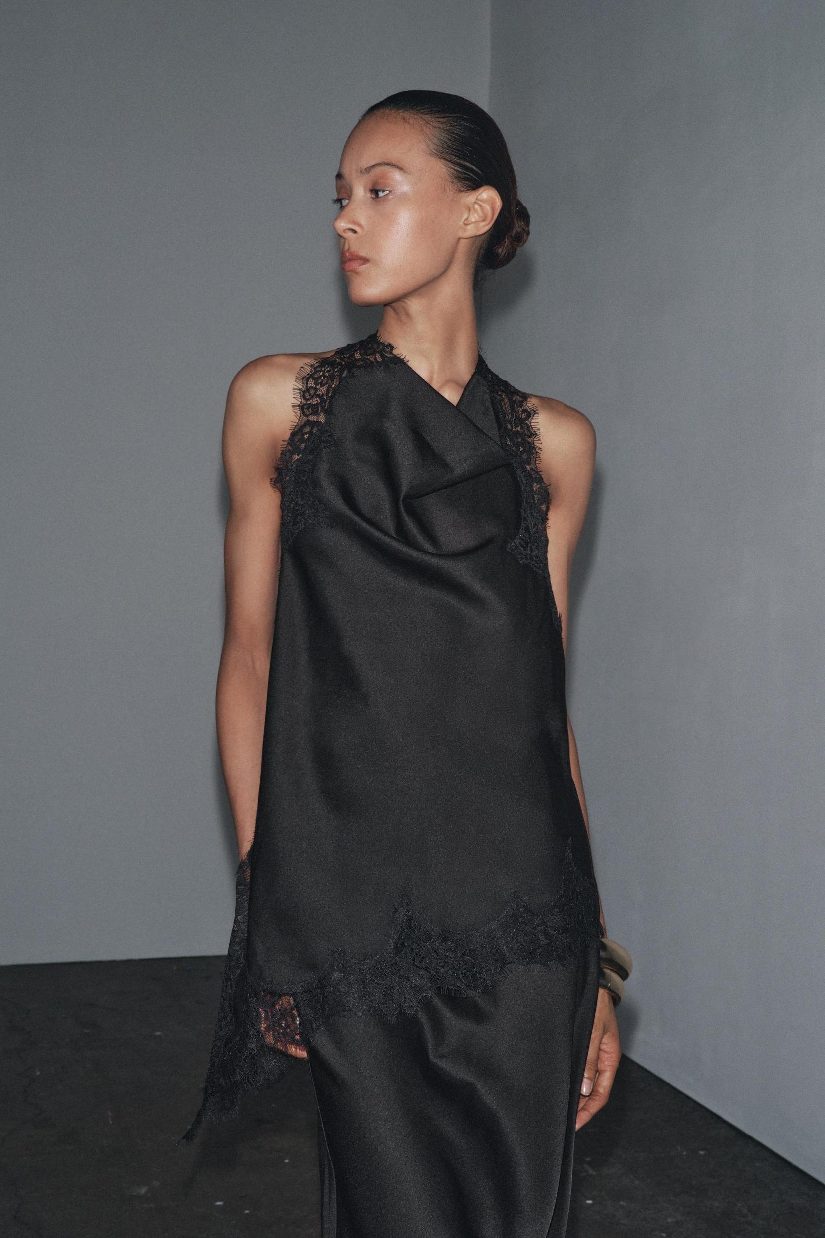 ZW COLLECTION LACE HALTER TOP Product Image