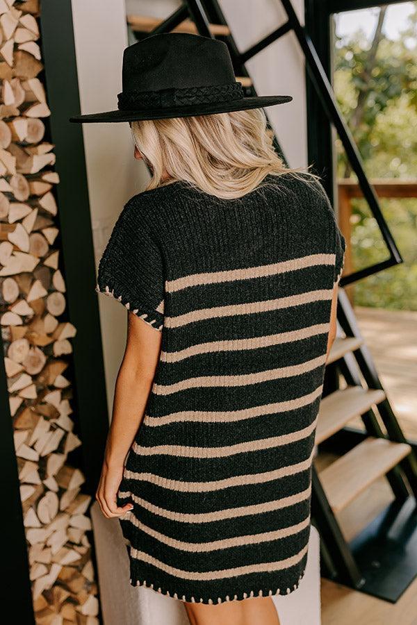 Park Avenue Cutie Stripe Sweater Dress Product Image