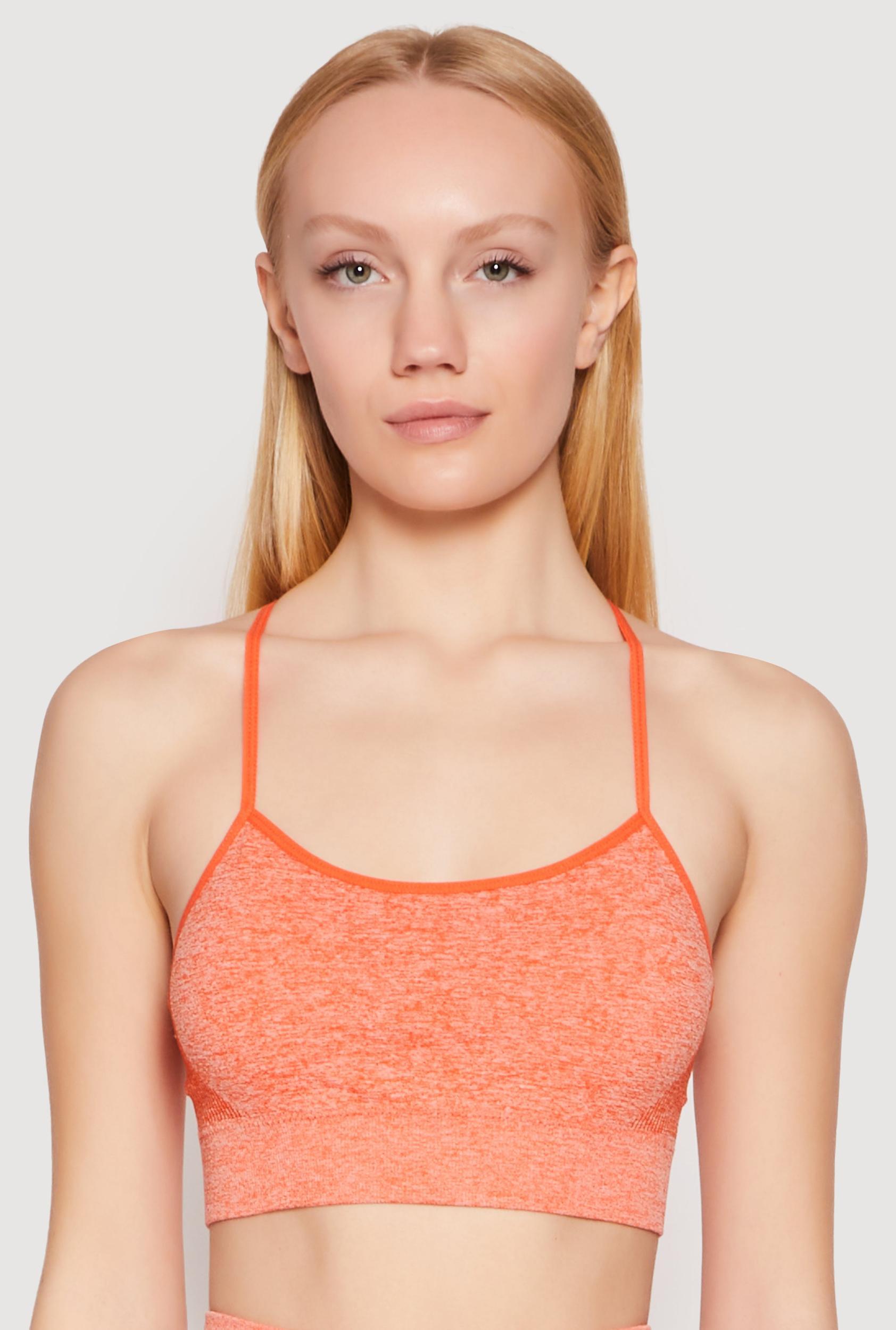 Womens Seamless Marled Cami Sports Bra Product Image