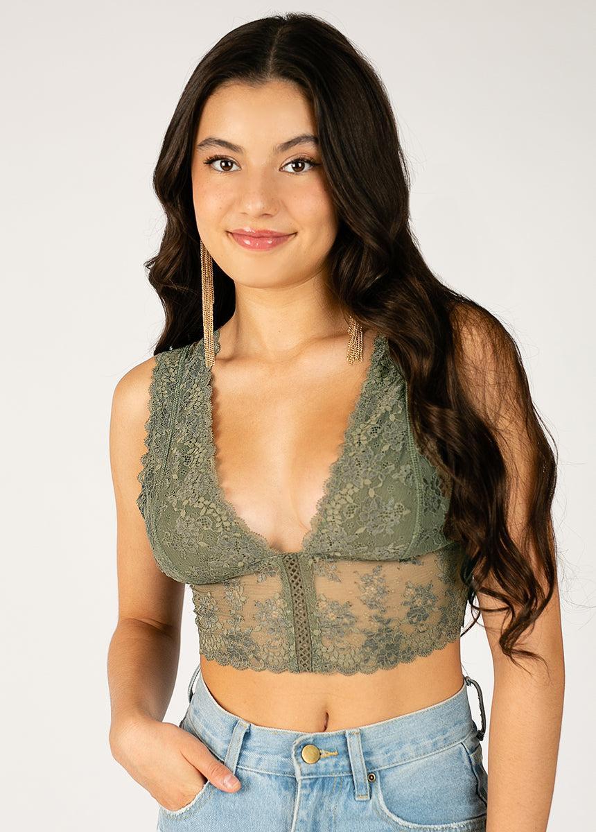 Sylvan Bralette in Olive Female Product Image