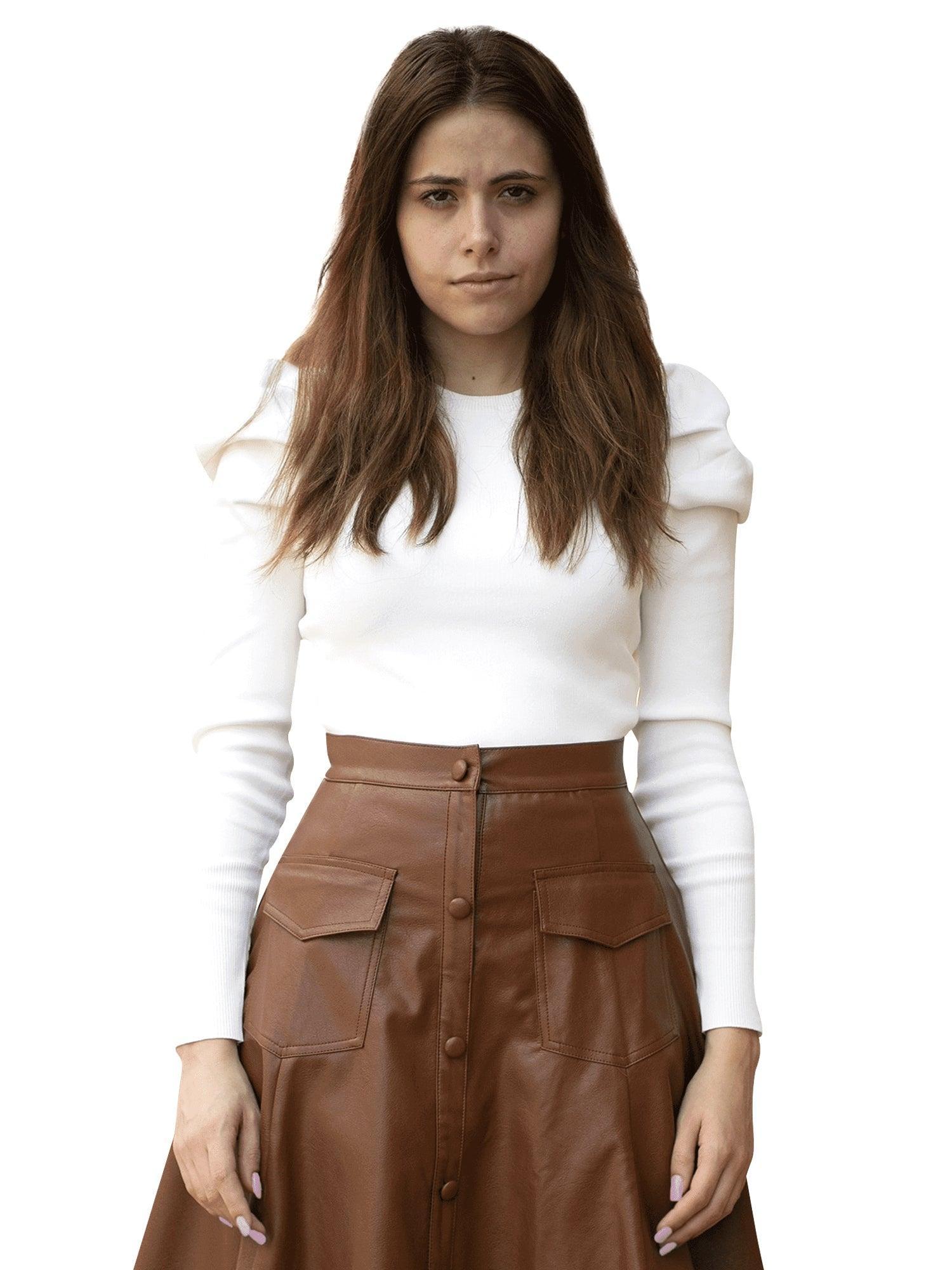 Apparalel Puff Sleeve Sweater Product Image