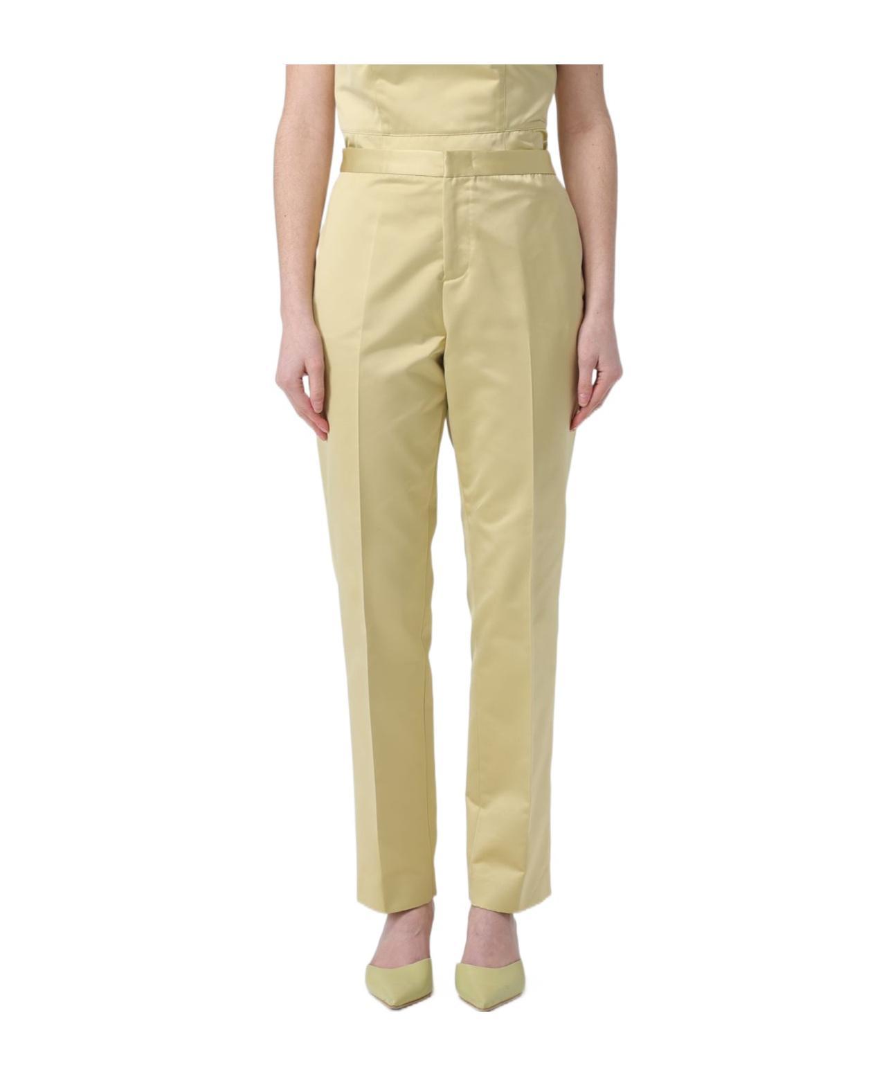 FABIANA FILIPPI Hot Sewing Detail Casual Pants In Yellow Product Image